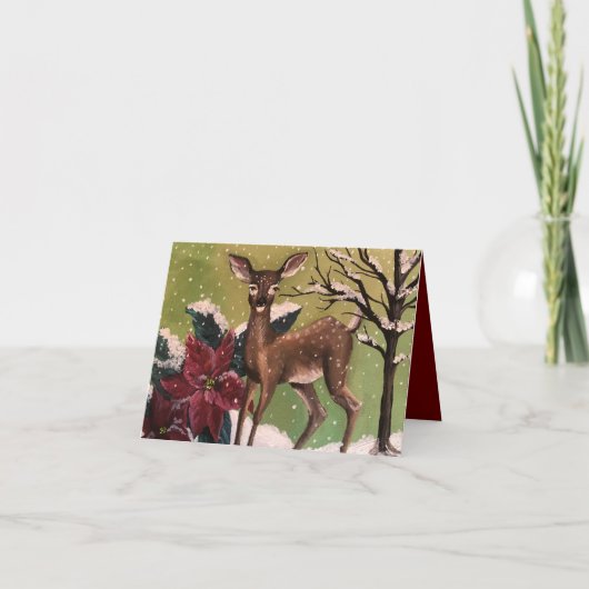 Kerstkaart Feestdagen Kaart (Voorkant)