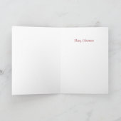 kerstkaart feestdagen kaart (Binnen)