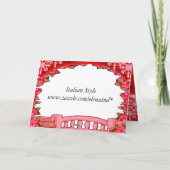  kerstkaart feestdagen kaart (Achterkant)