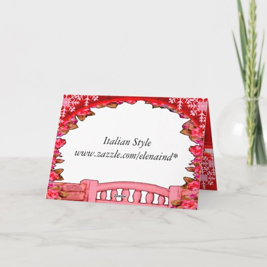  kerstkaart feestdagen kaart (Achterkant)