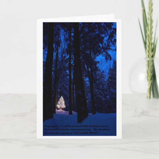 kerstkaart feestdagen kaart (Voorkant)