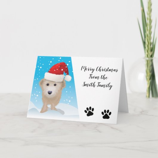 Kerstkaart Feestdagen Kaart (Voorkant)