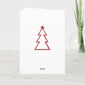 kerstkaart feestdagen kaart (Achterkant)