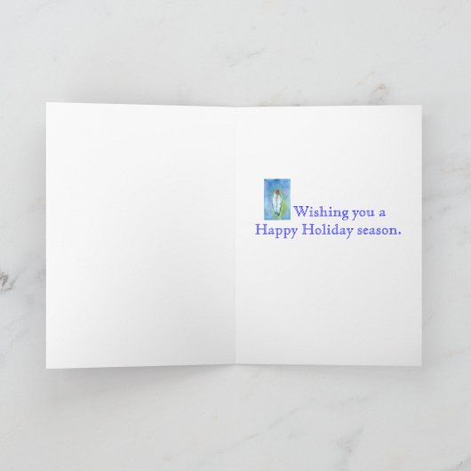 Kerstkaart Feestdagen Kaart (Binnen)