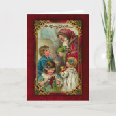  kerstkaart feestdagen kaart (Voorkant)