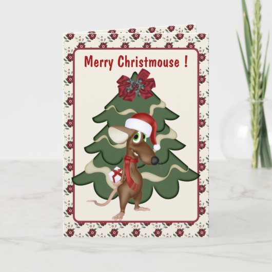 kerstkaart feestdagen kaart (Voorkant)