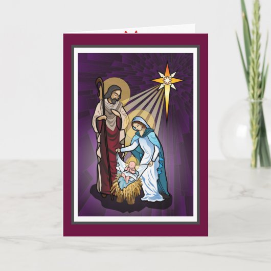 Kerstkaart Feestdagen Kaart (Voorkant)