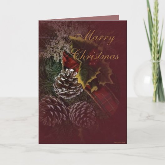 kerstkaart feestdagen kaart (Voorkant)