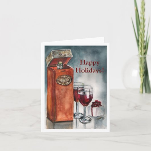 kerstkaart feestdagen kaart (Voorkant)