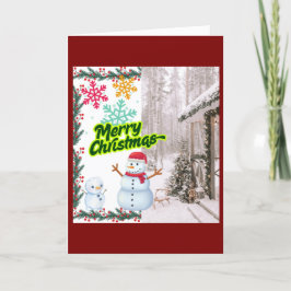 kerstkaart feestdagen kaart