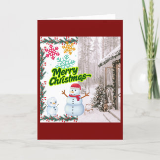 kerstkaart feestdagen kaart