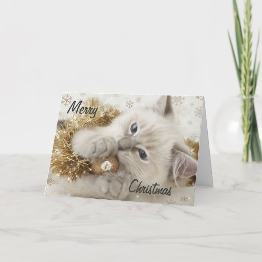 Kerstkaart Feestdagen Kaart (Voorkant)