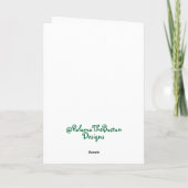 Kerstkaart Feestdagen Kaart (Achterkant)