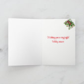 Kerstkaart Feestdagen Kaart (Binnen)