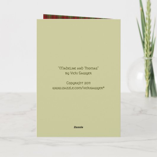 kerstkaart feestdagen kaart (Achterkant)