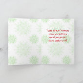 Kerstkaart Feestdagen Kaart (Binnen)