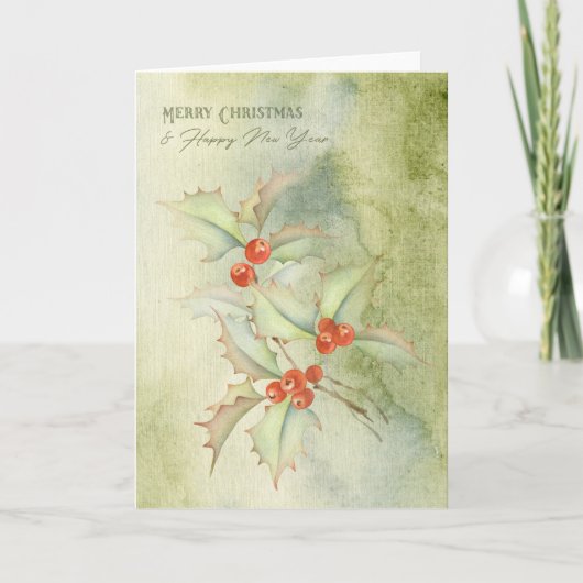 kerstkaart feestdagen kaart (Voorkant)