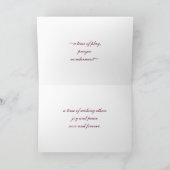 Kerstkaart Feestdagen Kaart (Binnen)