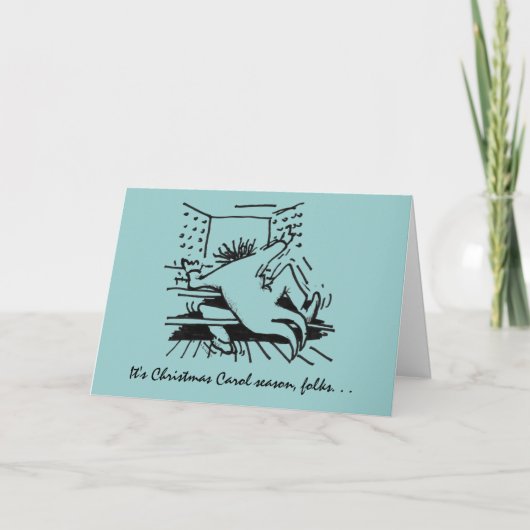 kerstkaart feestdagen kaart (Voorkant)