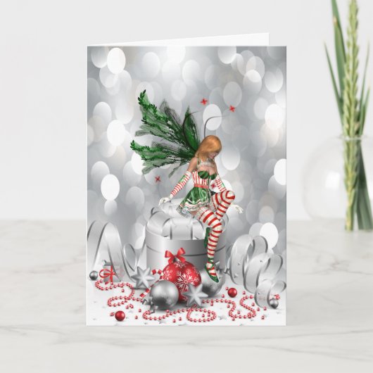 kerstkaart feestdagen kaart (Voorkant)