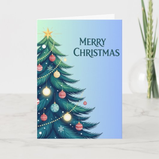 Kerstkaart Feestdagen Kaart (Voorkant)