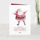 kerstkaart feestdagen kaart (Achterkant)