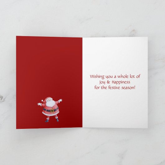 kerstkaart feestdagen kaart (Binnen)