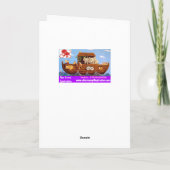 Kerstkaart Feestdagen Kaart (Achterkant)