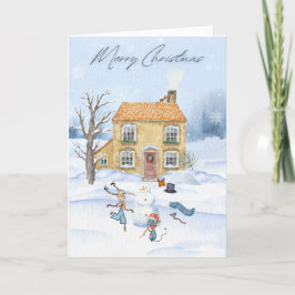 kerstkaart feestdagen kaart