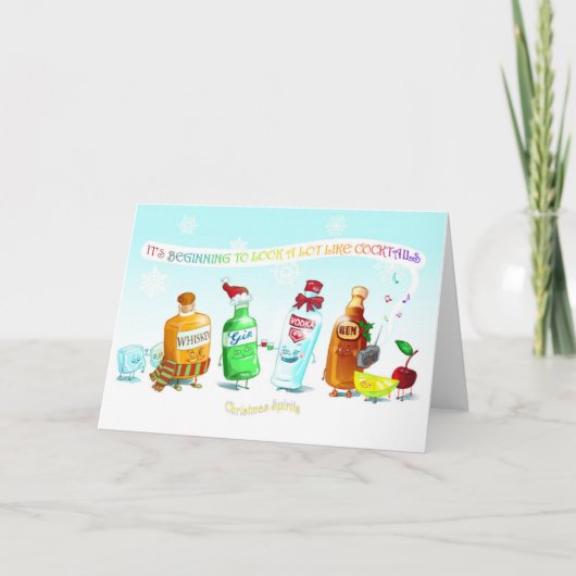 Kerstkaart Feestdagen Kaart (Voorkant)