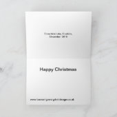 Kerstkaart Feestdagen Kaart (Binnen)