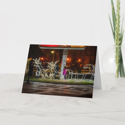 Kerstkaart Feestdagen Kaart (Voorkant)