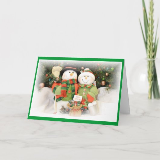 kerstkaart feestdagen kaart (Voorkant)