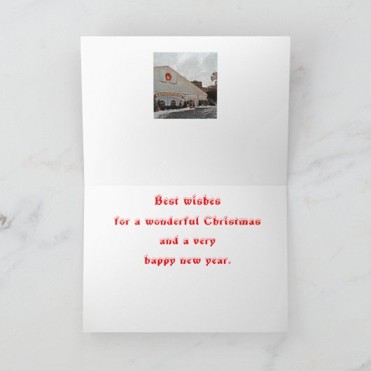 kerstkaart feestdagen kaart (Binnen)