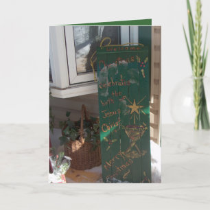 kerstkaart feestdagen kaart