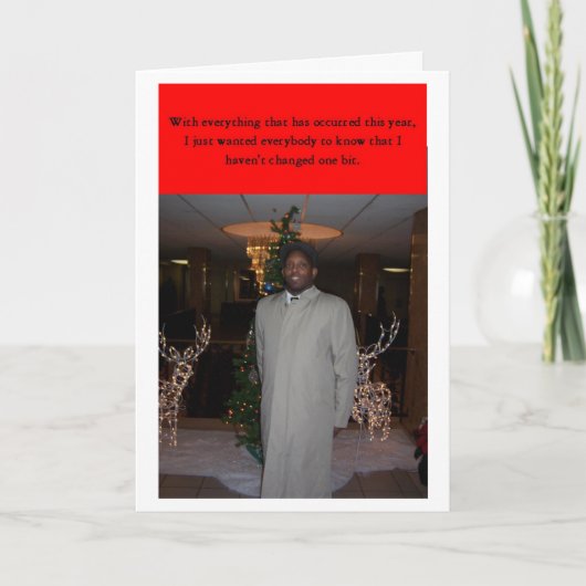 kerstkaart feestdagen kaart (Voorkant)