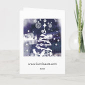 Kerstkaart Feestdagen Kaart (Achterkant)