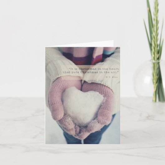 kerstkaart feestdagen kaart (Voorkant)