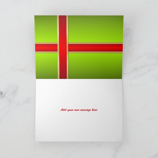 kerstkaart feestdagen kaart (Binnen)