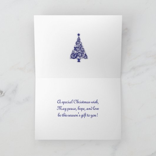 kerstkaart feestdagen kaart (Binnen)