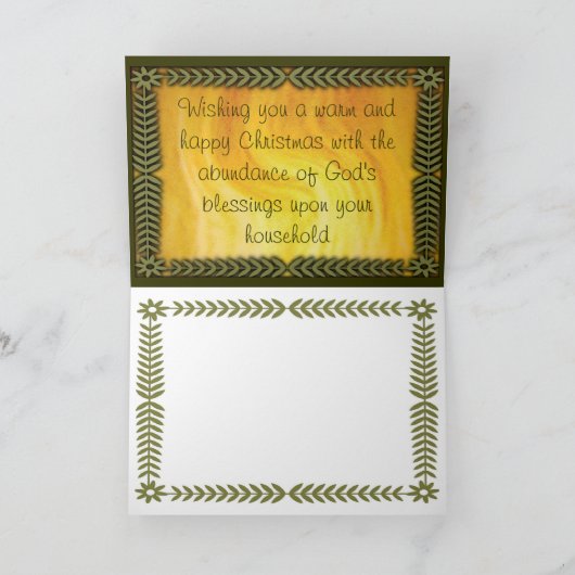 kerstkaart feestdagen kaart (Binnen)