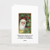 kerstkaart feestdagen kaart (Achterkant)