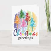 kerstkaart feestdagen kaart (Voorkant)