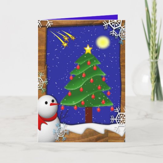 Kerstkaart Feestdagen Kaart (Voorkant)
