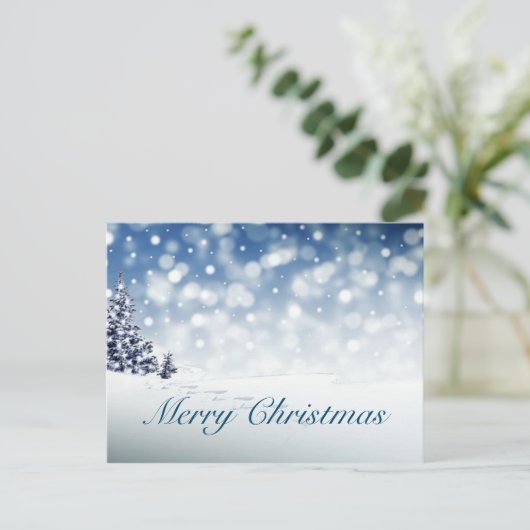 Kerstkaart Feestdagenkaart (Staand voorkant)