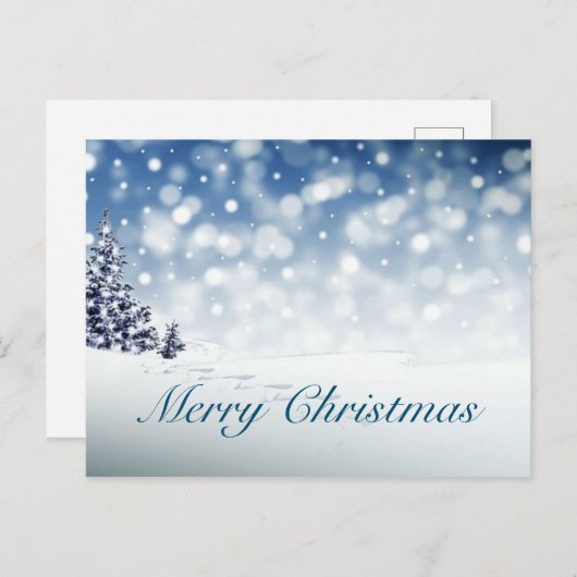 Kerstkaart Feestdagenkaart (Voorkant / Achterkant)