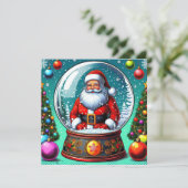 Kerstkaart! Feestdagenkaart (Staand voorkant)