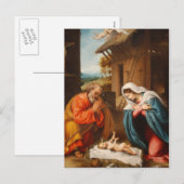 kerstkaart feestdagenkaart (Voorkant / Achterkant)