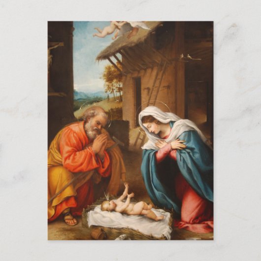 kerstkaart feestdagenkaart (Voorkant)