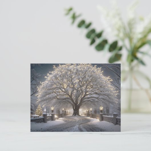 kerstkaart feestdagenkaart (Staand voorkant)